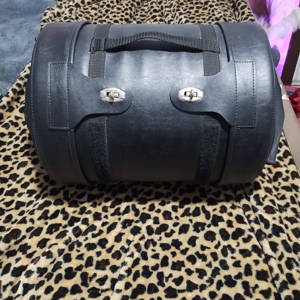 Black Leather Men's Bag